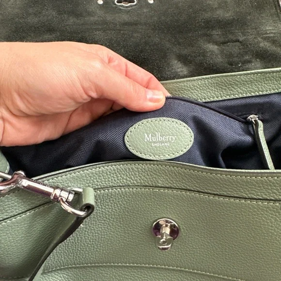 Authentic Mulberry Alexa cross body braided handle bag in excellent condition - Picture 6 of 9